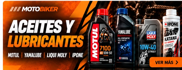 Aceites y lubricantes Motul, Yamalube, Liqui Moly e IPONE